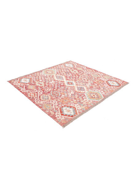 Rug Kilim Afghanistan 158x152 Terracotta Red Sk