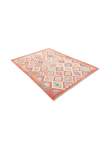 Tappeto Kilim Afghanistan 150x204 Arancione Mul