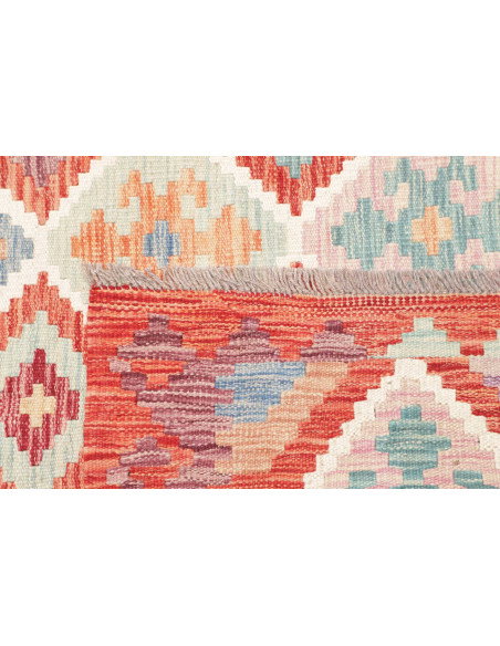 Rug Kilim Afghanistan 150x204 Orange Pastel Mul