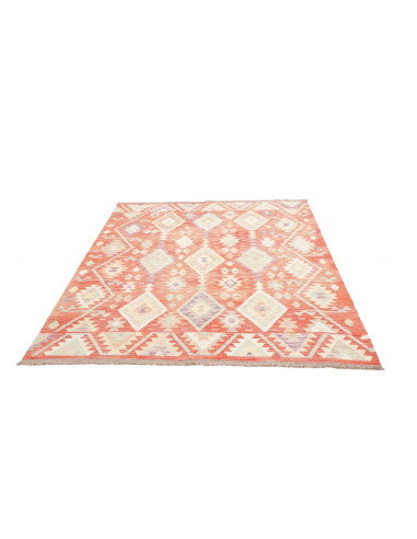 Tappeto Kilim Afghanistan 158x198 Terracotta Cr