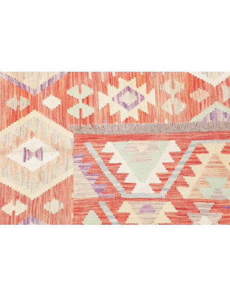Rug Kilim Afghanistan 158x198 Terracotta Cream