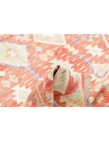Rug Kilim Afghanistan 158x198 Terracotta Cream