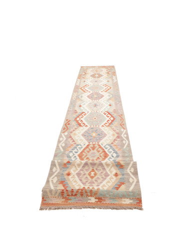 Rug Kilim Afghanistan 83x636 Light Grey Terraco