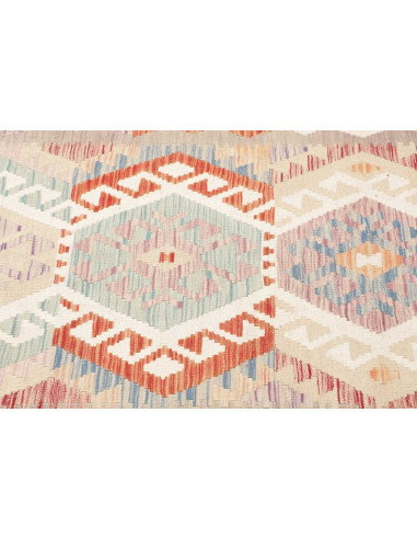 Rug Kilim Afghanistan 83x636 Light Grey Terraco