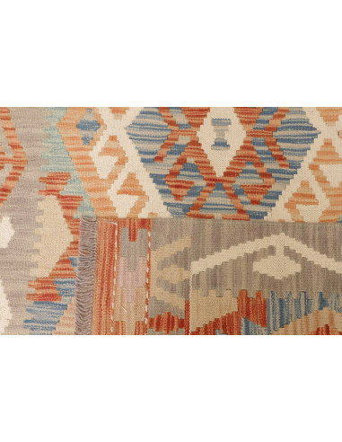 Tappeto Kilim Afghanistan 83x636 Grigio Chiaro