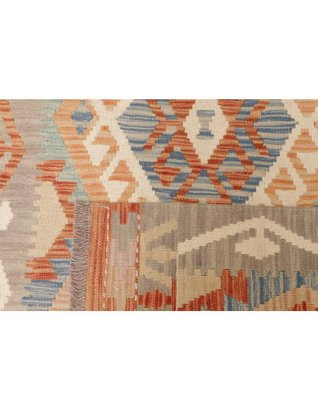 Rug Kilim Afghanistan 83x636 Light Grey Terraco