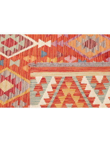 Rug Kilim Afghanistan 167x246 Red-orange Blue