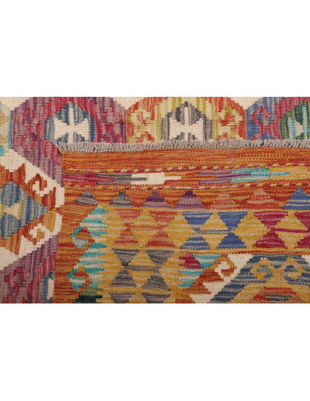 Kilim 198x302 Cm Kilim, Afghanistan, Lana Cardata A Mano