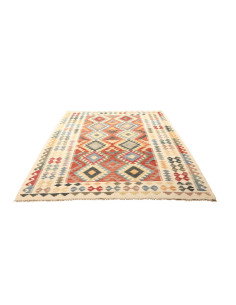 Tappeto Kilim Afghanistan 183x238 Crema Terraco 2