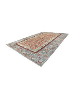 Tappeto Kilim Afghanistan 403x601 Blu-grigio Te 2