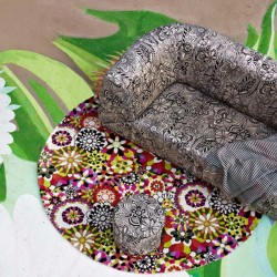TAPPETO FLEURY MISSONI T160 ROTONDO CM.200X200