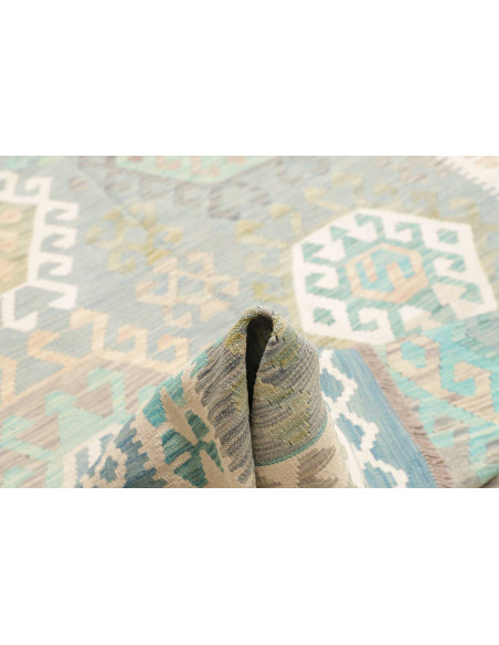 Rug Kilim Afghanistan 202x297 Sky Blue Turquois