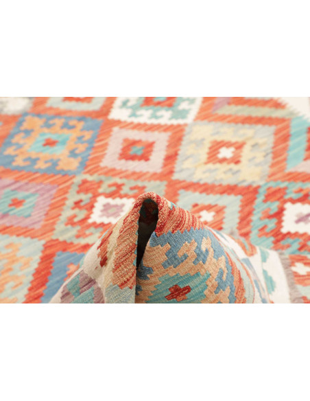 Rug Kilim Afghanistan 173x253 Terracotta Sky Bl