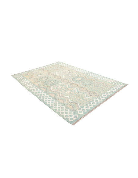 Tappeto Kilim Afghanistan 179x244 Celeste Beige