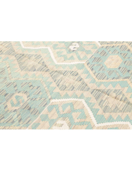 Tappeto Kilim Afghanistan 179x244 Celeste Beige