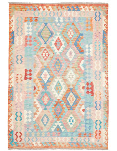 Rug Kilim Afghanistan 170x250 Pastel Blue Coral