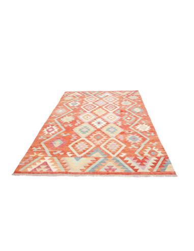 Tappeto Kilim Afghanistan 168x254 Terracotta Ar