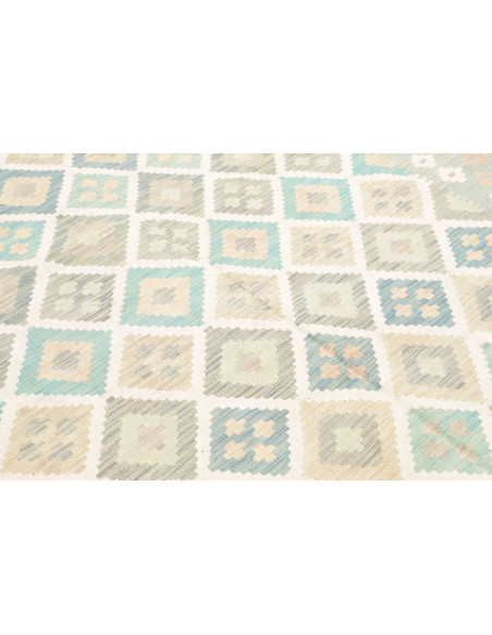 Rug Kilim Afghanistan 173x242 Light Blue-green