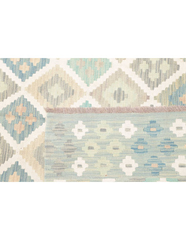 Rug Kilim Afghanistan 173x242 Light Blue-green