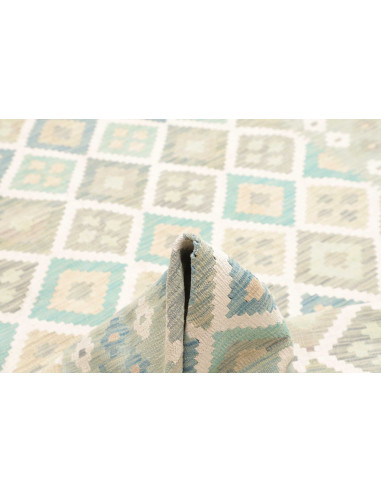 Rug Kilim Afghanistan 173x242 Light Blue-green