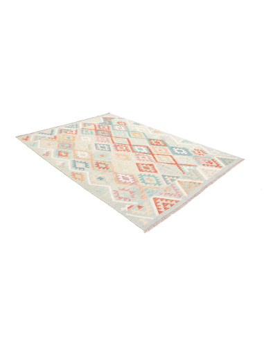 Tappeto Kilim Afghanistan 178x247 Azzurro Coral