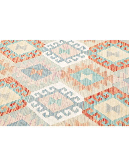 Rug Kilim Afghanistan 173x244 Light Blue Peach