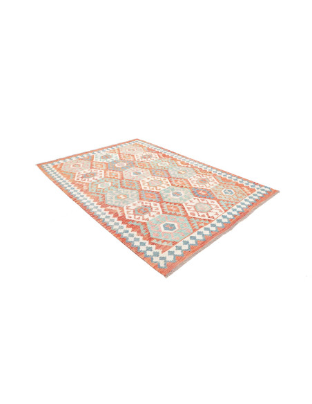 Tappeto Kilim Afghanistan 177x242 Terracotta Bl