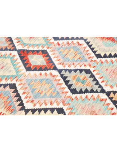 Tappeto Kilim Afghanistan 153x206 Corallo Terra