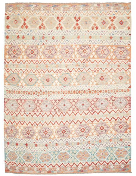 Rug Kilim Afghanistan 255x344 Beige Muted Orang