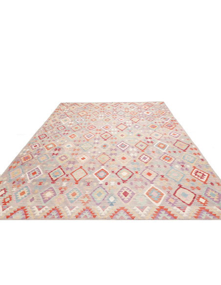 Rug Kilim Afghanistan 250x362 Grey-beige Multic