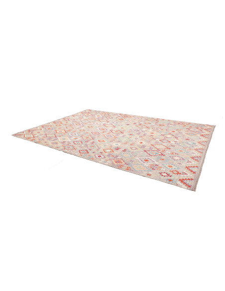 Rug Kilim Afghanistan 250x362 Grey-beige Multic