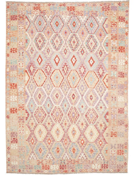 Tappeto Kilim Afghanistan 253x352 Multicolore (