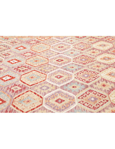 Tappeto Kilim Afghanistan 253x352 Multicolore (