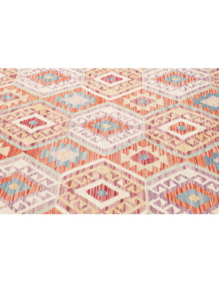 Rug Kilim Afghanistan 204x300 Cream Terracotta