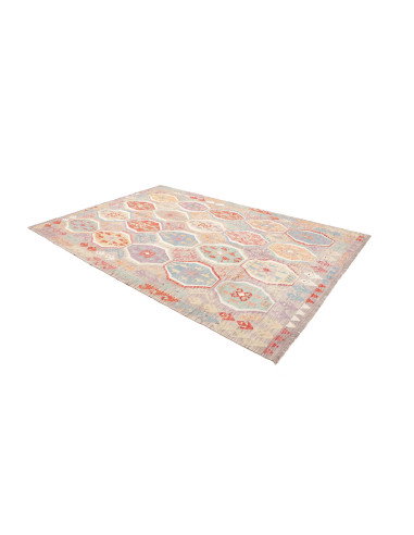 Tappeto Kilim Afghanistan 202x298 Grigio Chiaro