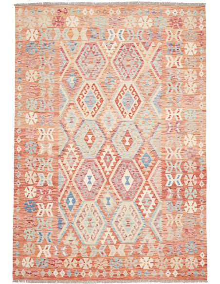 Rug Kilim Afghanistan 205x292 Terracotta Orange