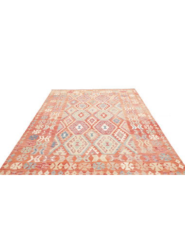 Tappeto Kilim Afghanistan 205x292 Arancione Ter