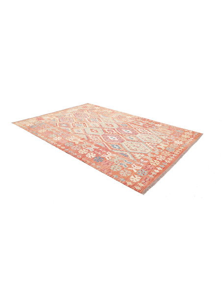 Tappeto Kilim Afghanistan 205x292 Arancione Ter
