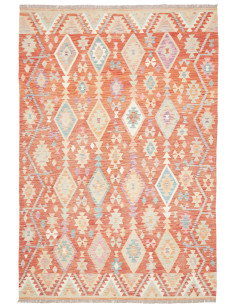 Rug Kilim Afghanistan 199x294 Terracotta Orange