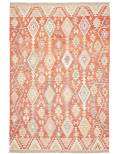 Tappeto Kilim Afghanistan 199x294 Terracotta Ar