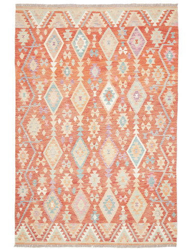 Rug Kilim Afghanistan 199x294 Terracotta Orange