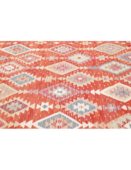 Rug Kilim Afghanistan 204x315 Terracotta Red Re