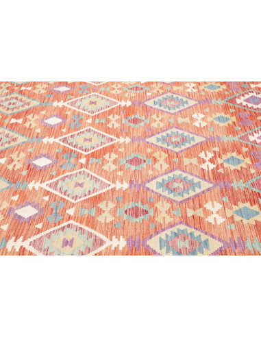 Rug Kilim Afghanistan 207x305 Terracotta Light
