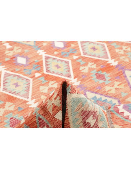 Rug Kilim Afghanistan 207x305 Terracotta Light