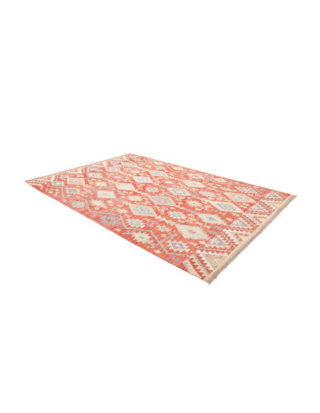 Rug Kilim Afghanistan 200x300 Terracotta Orange