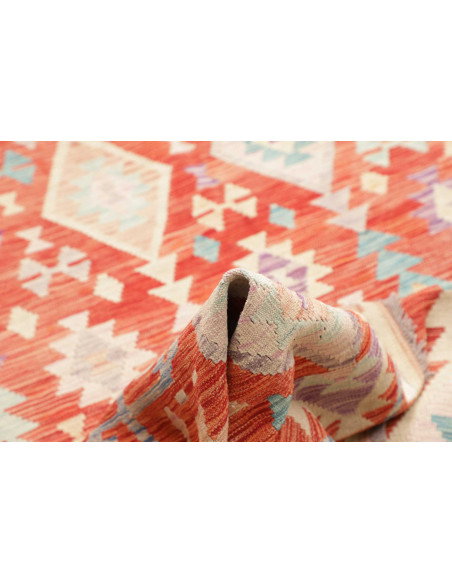 Rug Kilim Afghanistan 200x300 Terracotta Orange