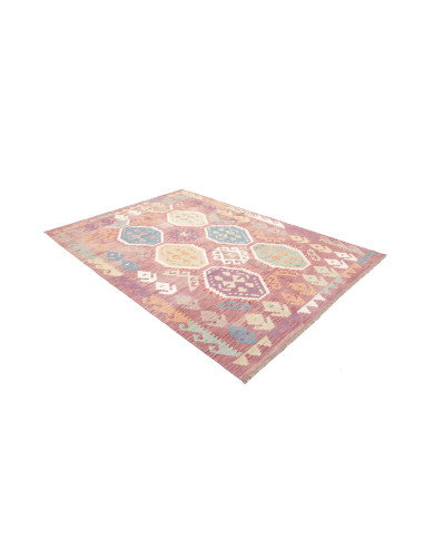 Rug Kilim Afghanistan 172x248 Dusty Rose Sky Bl