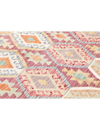 Tappeto Kilim Afghanistan 178x253 Grigio-lavand
