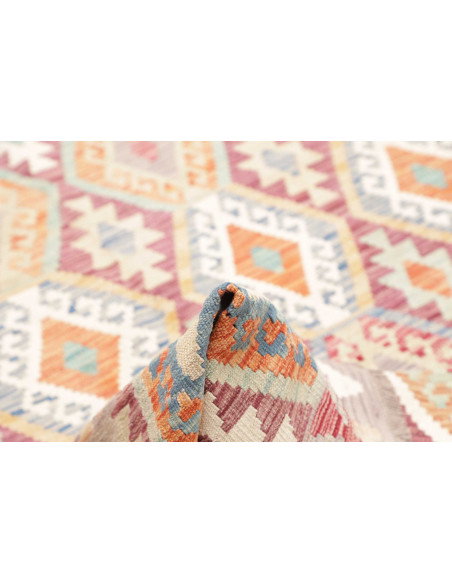 Tappeto Kilim Afghanistan 178x253 Grigio-lavand