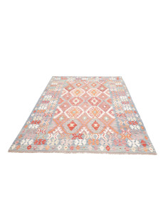 Tappeto Kilim Afghanistan 171x257 Azzurro Aranc 2